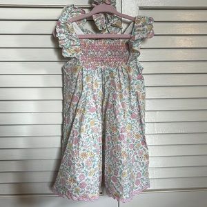Gorgeous Floral toddler smocked dress